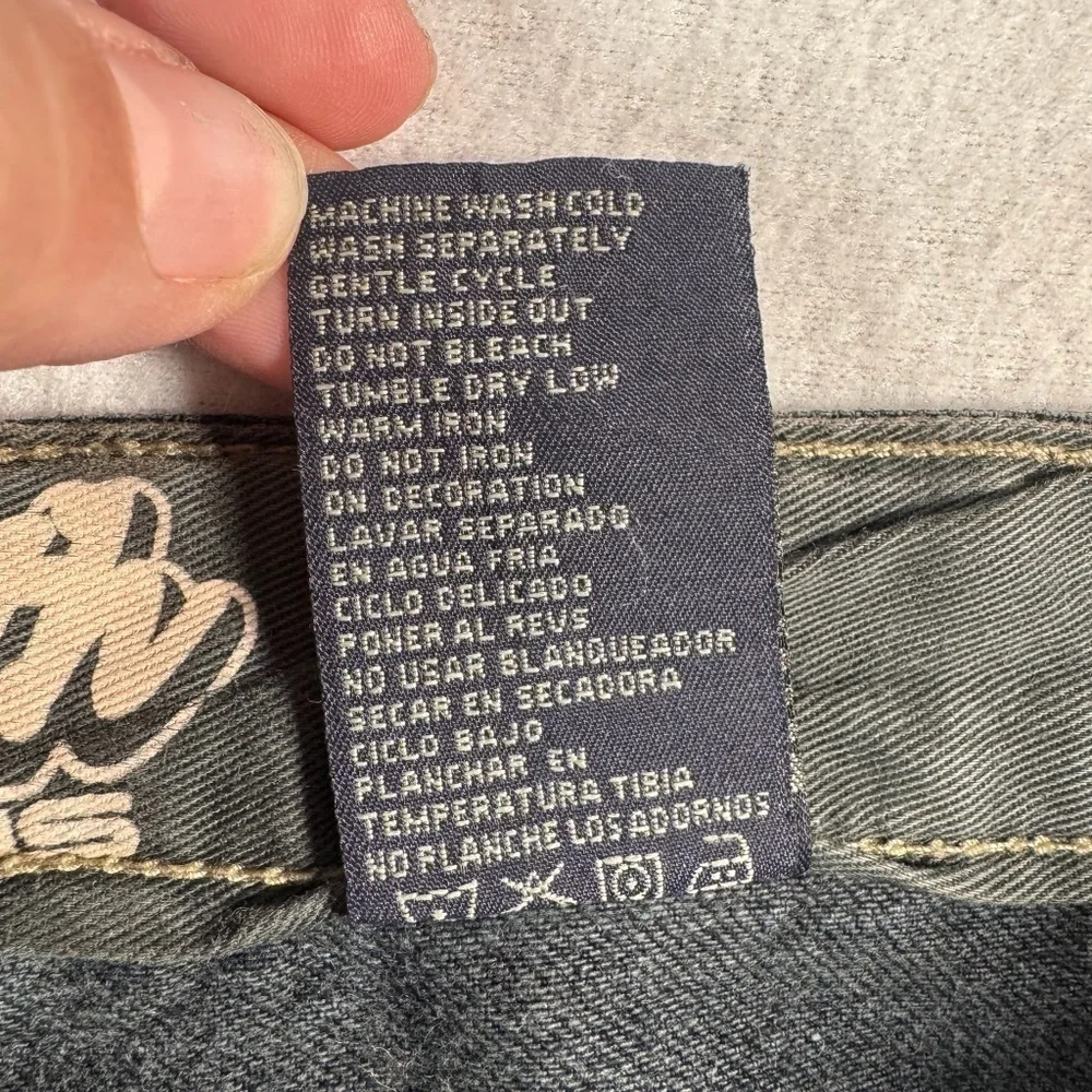 96 North Jeans Mens 42 Blue Wide Leg Baggy Dark Wash